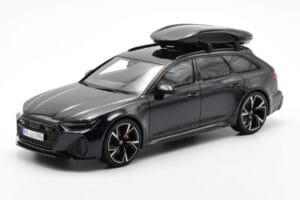 Audi RS6 C8 Avant Mythos Černá S Karbonovou Střechou Asijská Edice GT Spirit 1:18