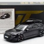 Audi RS6 C8 Avant Mythos Černá S Karbonovou Střechou Asijská Edice GT Spirit 1:18