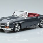 Mercedes 190 SL W121 Roadster Šedý Norev 1:18