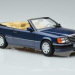 Mercedes 300 CE-24 A124 Kabriolet Nautical Blue Limitovaná Edice Norev 1:18