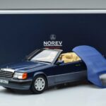 Mercedes 300 CE-24 A124 Kabriolet Nautical Blue Limitovaná Edice Norev 1:18