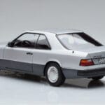 Mercedes 300 CE-24 C124 Kupé Stříbrná Norev 1:18