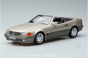 Mercedes 500 SL R129 Kouřově Stříbrné Norev 1:18