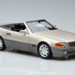 Mercedes 500 SL R129 Kouřově Stříbrné Norev 1:18