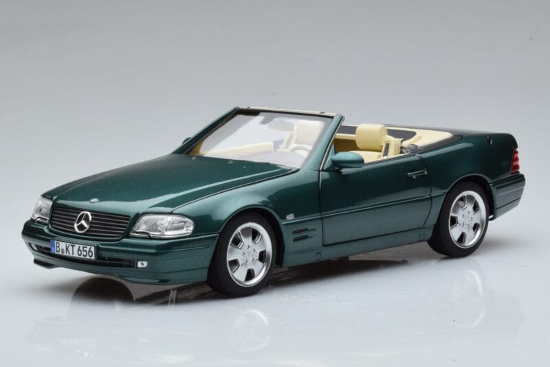 Mercedes SL500 R129 Zelená Metalíza Norev 1:18