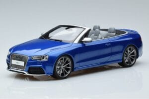 Audi RS5 B8 Kabriolet Modrý GT Spirit 1:18 ZM053 Pryskyřice