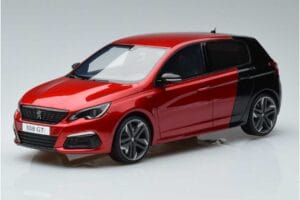 Peugeot 308 T9 GTI Červený Otto 1:18 OT368 Pryskyřice