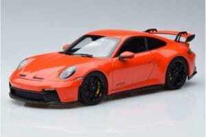 Porsche 911 992 GT3 Coupe Oranžový Norev 1:18 187300 Kov