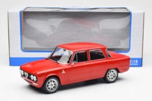Alfa Romeo Giulia Nuova Super Červený Custom Wheels MCG 1:18 MCG18333 Kov – obrázek 6 z 6