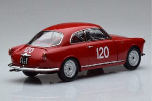 Alfa Romeo Giulietta SV #120 Mille Miglia 1956 Kyosho 1:18 08957A Kov – obrázek 3 z 9