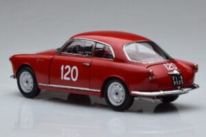 Alfa Romeo Giulietta SV #120 Mille Miglia 1956 Kyosho 1:18 08957A Kov – obrázek 6 z 9
