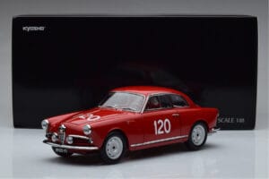 Alfa Romeo Giulietta SV #120 Mille Miglia 1956 Kyosho 1:18 08957A Kov – obrázek 9 z 9
