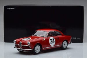 Alfa Romeo Giulietta SV #24 Targa Florio 1958 Kyosho 1:18 08957B Kov – obrázek 9 z 9