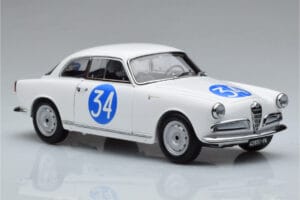 Alfa Romeo Giulietta SV #34 Targa Florio 1960 Kyosho 1:18 08957C Kov – obrázek 5 z 9