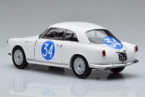 Alfa Romeo Giulietta SV #34 Targa Florio 1960 Kyosho 1:18 08957C Kov – obrázek 6 z 9