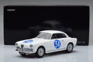 Alfa Romeo Giulietta SV #34 Targa Florio 1960 Kyosho 1:18 08957C Kov – obrázek 9 z 9