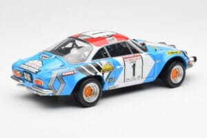 Alpine A110 1600S #1 Nicolas / Vial Winner Tour de Corse 1973 Kyosho 1:18 08485A Kov – obrázek 3 z 8