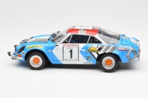 Alpine A110 1600S #1 Nicolas / Vial Winner Tour de Corse 1973 Kyosho 1:18 08485A Kov – obrázek 4 z 8