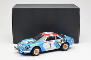 Alpine A110 1600S #1 Nicolas / Vial Winner Tour de Corse 1973 Kyosho 1:18 08485A Kov – obrázek 8 z 8
