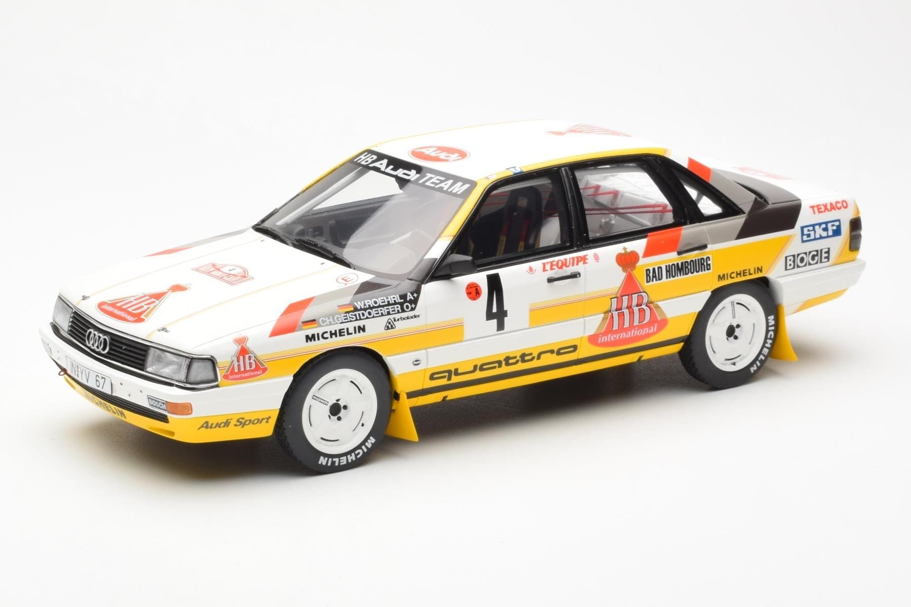 Audi 200 Quattro #4 W. Rohrl / C. Geistdorfer Rally Monte Carlo 1987 Otto 1:18 OT439 Kov