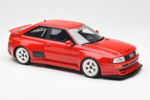 Audi 80 B4 Coupe Prior Design RS2 Červený Otto 1:18 OT1068 Pryskyřice – obrázek 4 z 6