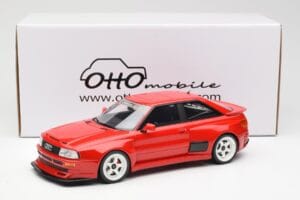Audi 80 B4 Coupe Prior Design RS2 Červený Otto 1:18 OT1068 Pryskyřice – obrázek 6 z 6