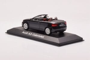 Audi A3 8P Kabriolet Černý Minichamps 1:43 5010803333 Kov – obrázek 3 z 4