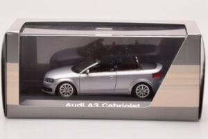Audi A3 8P Kabriolet Stříbrný Minichamps 1:43 5010803323 Kov – obrázek 4 z 4