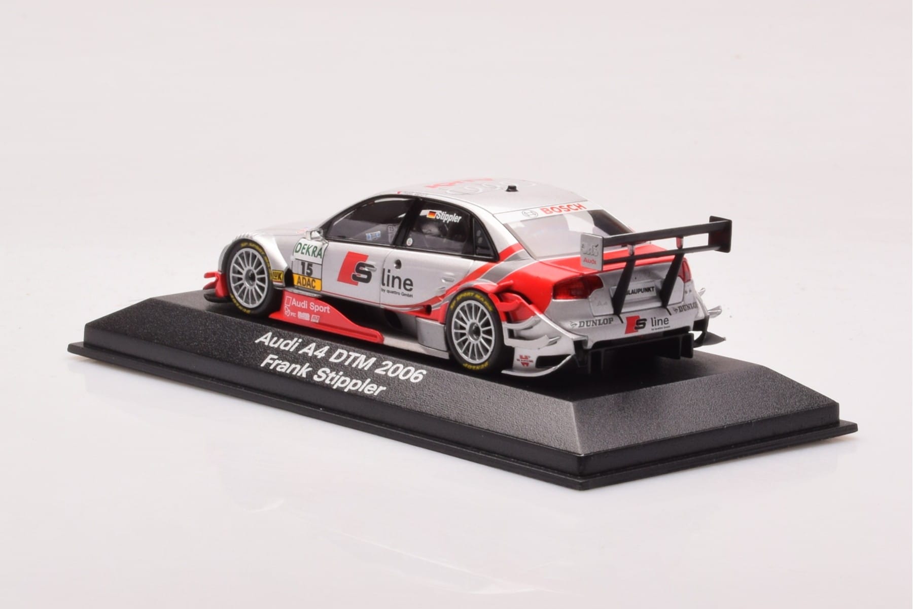 Audi A4 B7 #15 T. Stippler Audi Sport DTM 2006 Minichamps 1:43 5020600703 Kov – obrázek 3 z 4