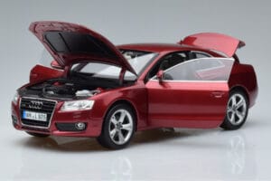Audi A5 B8 Granátová Červená Norev 1:18 188352 Kov – obrázek 2 z 7