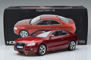 Audi A5 B8 Granátová Červená Norev 1:18 188352 Kov – obrázek 7 z 7