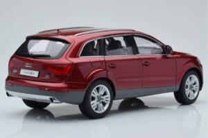 Audi Q7 4L Granátový Červený Kyosho 1:18 09222R Kov – obrázek 3 z 8