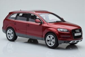 Audi Q7 4L Granátový Červený Kyosho 1:18 09222R Kov – obrázek 6 z 8