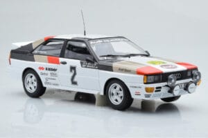 Audi Quattro Audi Sport #1 H. Mikkola / A. Hertz Winners International Swedish Rally 1981 Minichamps 1:18 155811102 Kov – obrázek 4 z 6