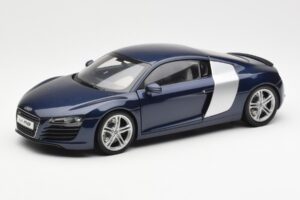 Audi R8 4.2 FSI V8 Modrý Kyosho 1:18 09213BL