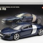 Audi R8 4.2 FSI V8 Modrý Kyosho 1:18 09213BL - image 8 of 8