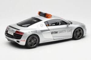 Audi R8 5.2 DTM Safety Car 2010 Kyosho 1:18 09216DTM Kov – obrázek 3 z 8