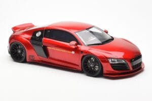 Audi R8 4S Liberty Walk Candy Červený GT Spirit 1:18 GT892 Pryskyřice – obrázek 4 z 6