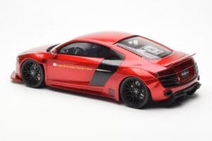 Audi R8 4S Liberty Walk Candy Červený GT Spirit 1:18 GT892 Pryskyřice – obrázek 5 z 6