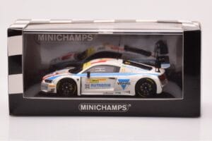 Audi R8 LMS #11 HCB Rutronik Racing L. di Grassi FIA GT World Cup Macau 2016 Minichamps 1:43 437171711 Kov – obrázek 4 z 4