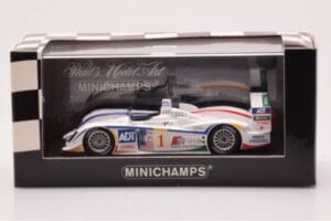 Audi R8 #1 J.J. Lehto / M. Werner GP of Atlanta Winners 2005 Minichamps 1:43 400051391 Kov – obrázek 4 z 4