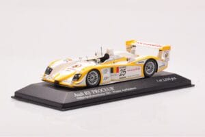 Audi R8 #25 S. Ara / T. Kristensen Winners 1000km Spa 2003 Minichamps 1:43 400031325 Kov – obrázek 2 z 4