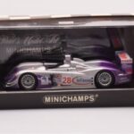 Audi R8 LMP900 #28 F. Biela / P. Kaffer / A. McNish 12 Hours of Sebring Winner 2004 Minichamps 1:43 - image 4 of 4