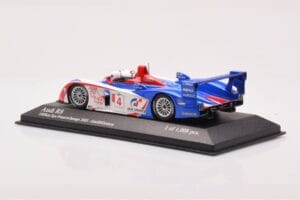 Audi R8 #4 M. Ortelli / J-M. Gounon 1000km Spa 2005 Minichamps 1:43 400051304 Kov – obrázek 3 z 4