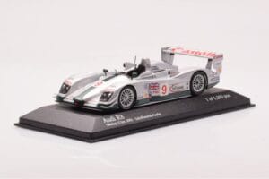 Audi R8 #9 M. Salo / Kane / McCarthy Sebring 12 Hours 2003 Minichamps 1:43 400031399 Kov – obrázek 2 z 4