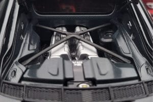 Audi R8 Performance Černý Kengfai 1:18 VAKF-0353 Kov – obrázek 9 z 10