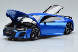 Audi R8 Performance Modrý Kengfai 1:18 VAKF-0355 Kov – obrázek 2 z 10
