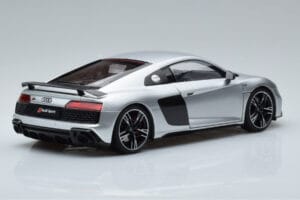 Audi R8 Performance Stříbrný Kengfai 1:18 VAKF-0354 Kov – obrázek 3 z 10