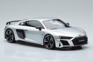 Audi R8 Performance Stříbrný Kengfai 1:18 VAKF-0354 Kov – obrázek 6 z 10