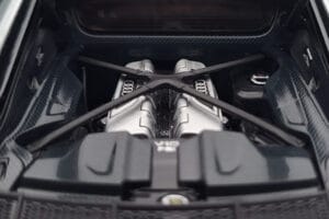 Audi R8 Performance Stříbrný Kengfai 1:18 VAKF-0354 Kov – obrázek 9 z 10